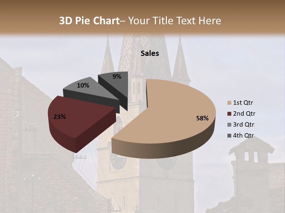 Urban Lantern Town PowerPoint Template