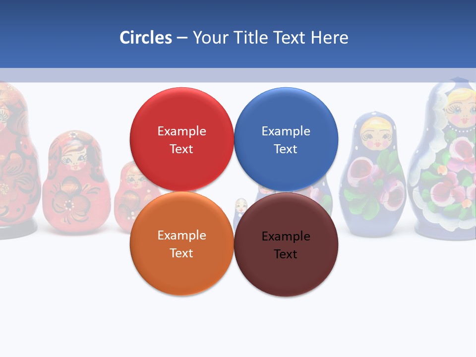 Matreshka Ussr Wooden PowerPoint Template