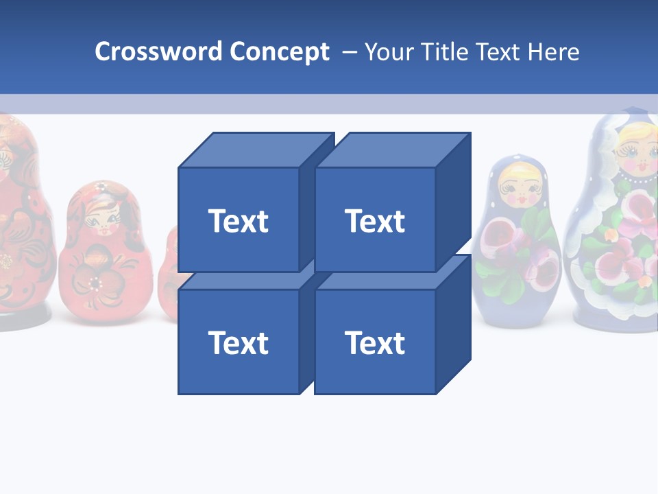 Matreshka Ussr Wooden PowerPoint Template