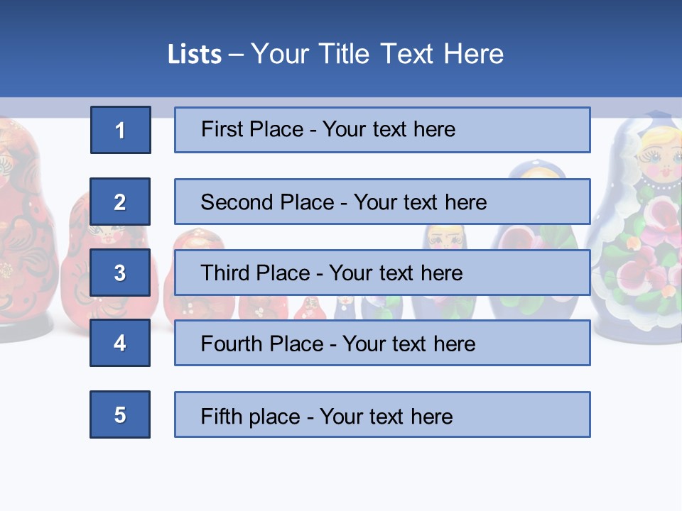 Matreshka Ussr Wooden PowerPoint Template