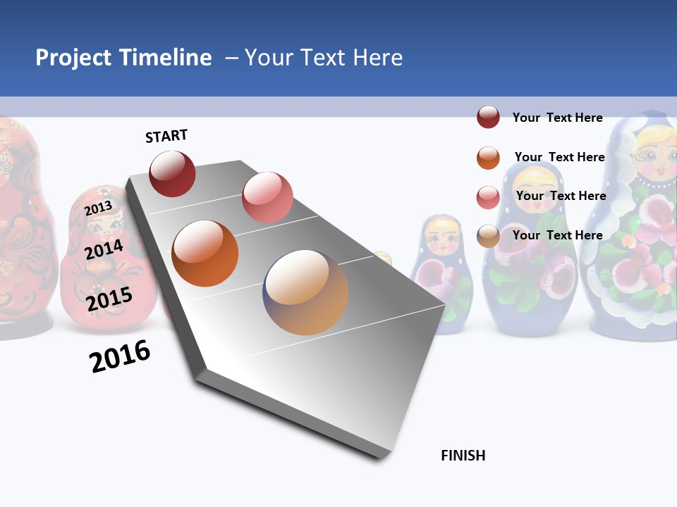 Matreshka Ussr Wooden PowerPoint Template