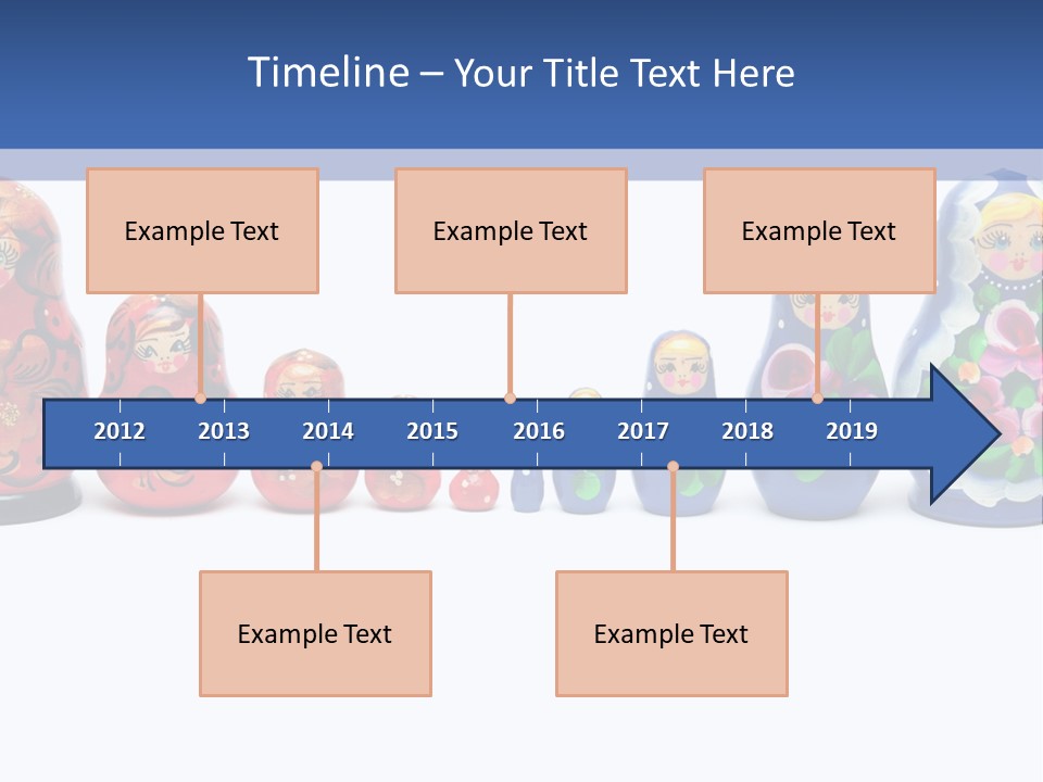Matreshka Ussr Wooden PowerPoint Template