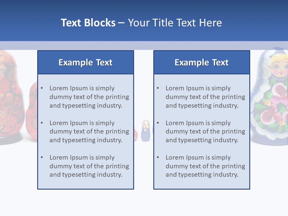 Matreshka Ussr Wooden PowerPoint Template