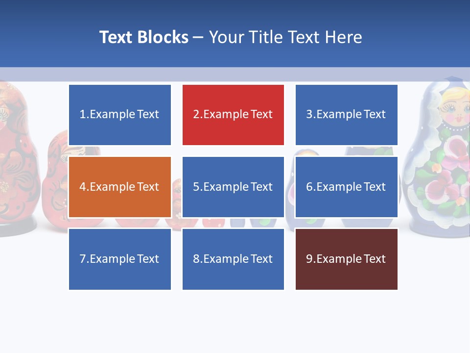 Matreshka Ussr Wooden PowerPoint Template