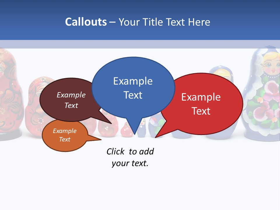 Matreshka Ussr Wooden PowerPoint Template