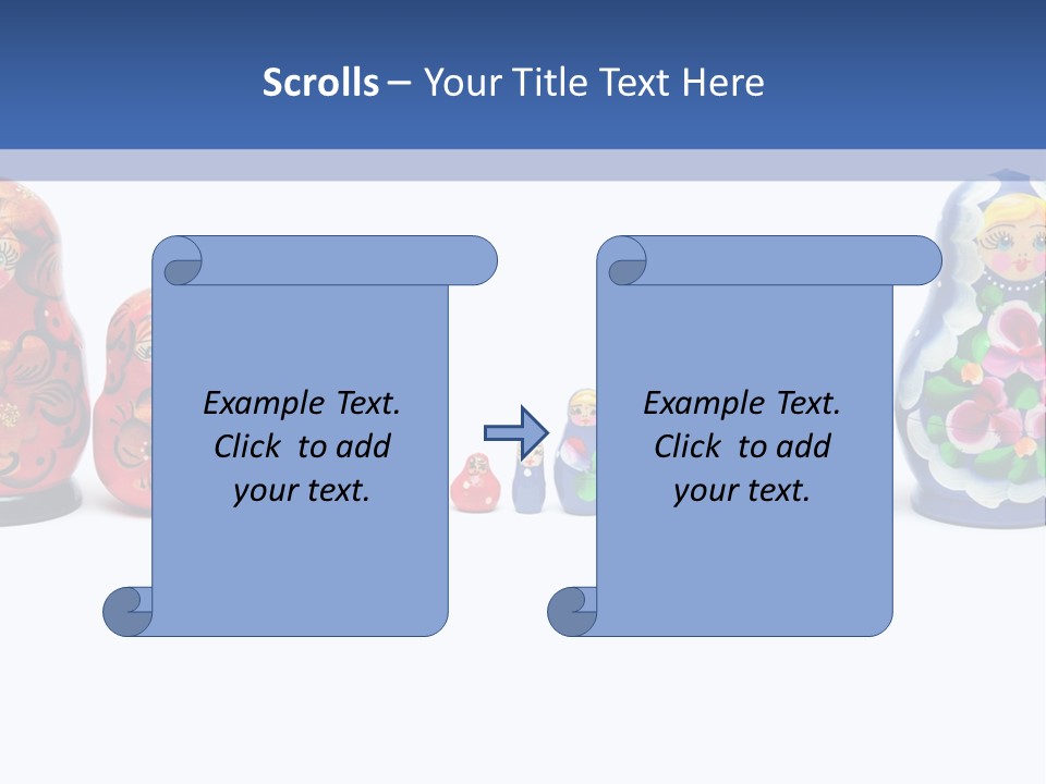 Matreshka Ussr Wooden PowerPoint Template