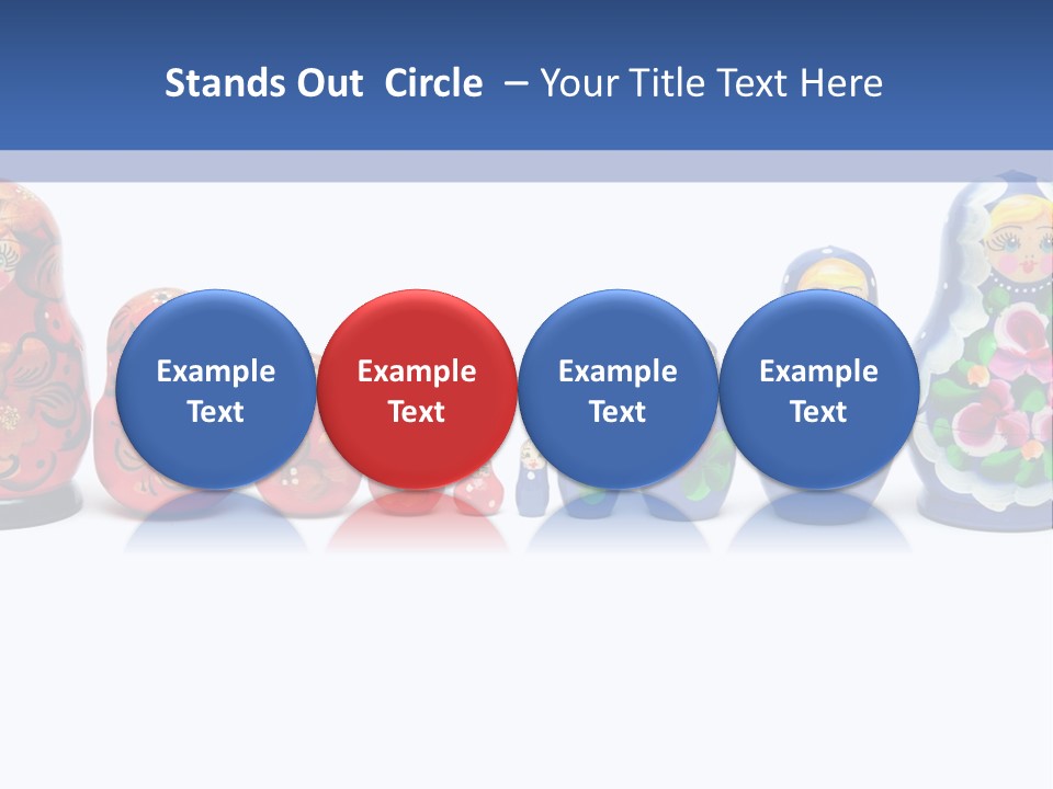 Matreshka Ussr Wooden PowerPoint Template