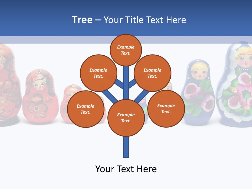 Matreshka Ussr Wooden PowerPoint Template