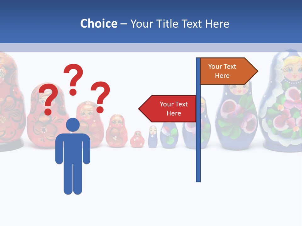 Matreshka Ussr Wooden PowerPoint Template