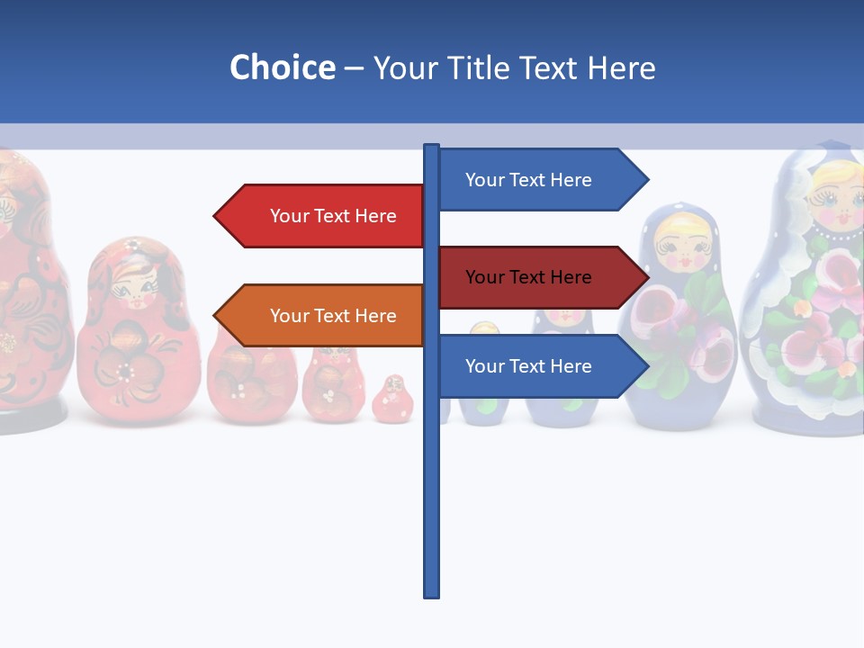 Matreshka Ussr Wooden PowerPoint Template