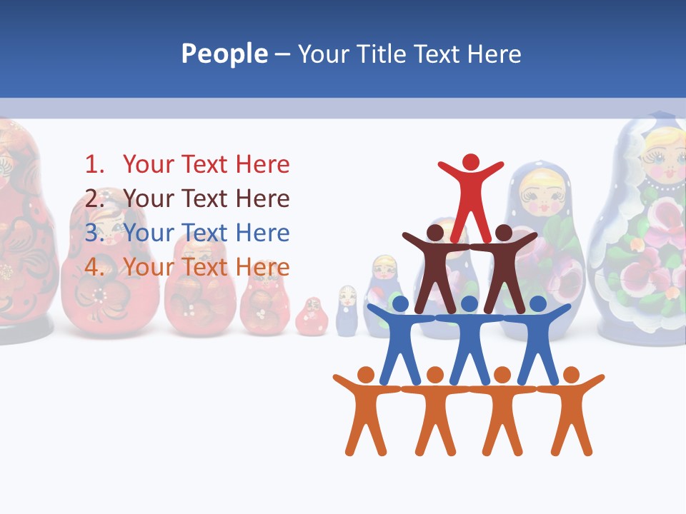 Matreshka Ussr Wooden PowerPoint Template