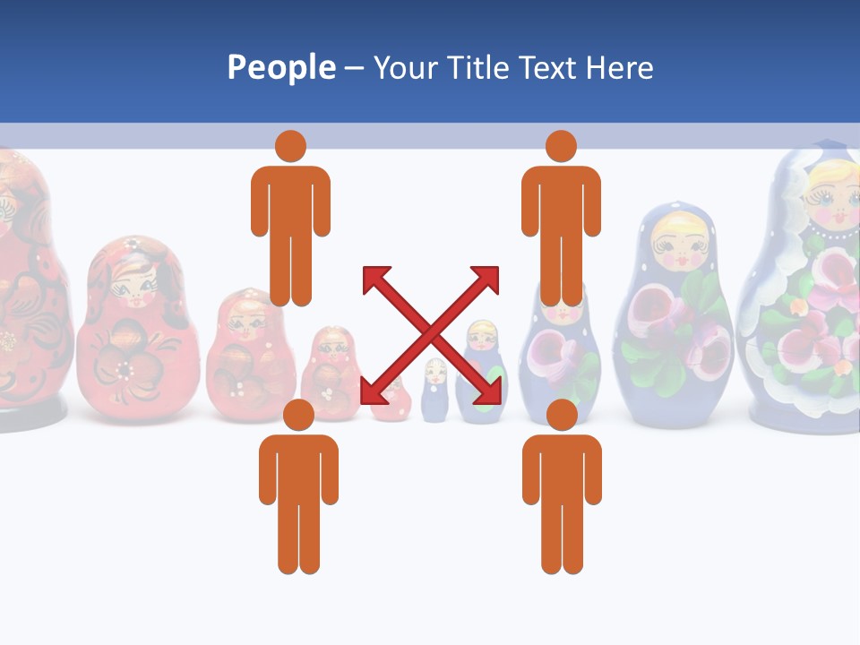 Matreshka Ussr Wooden PowerPoint Template