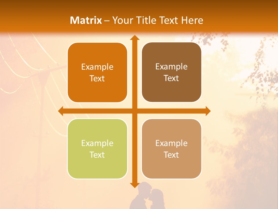 Date Tree Kiss PowerPoint Template