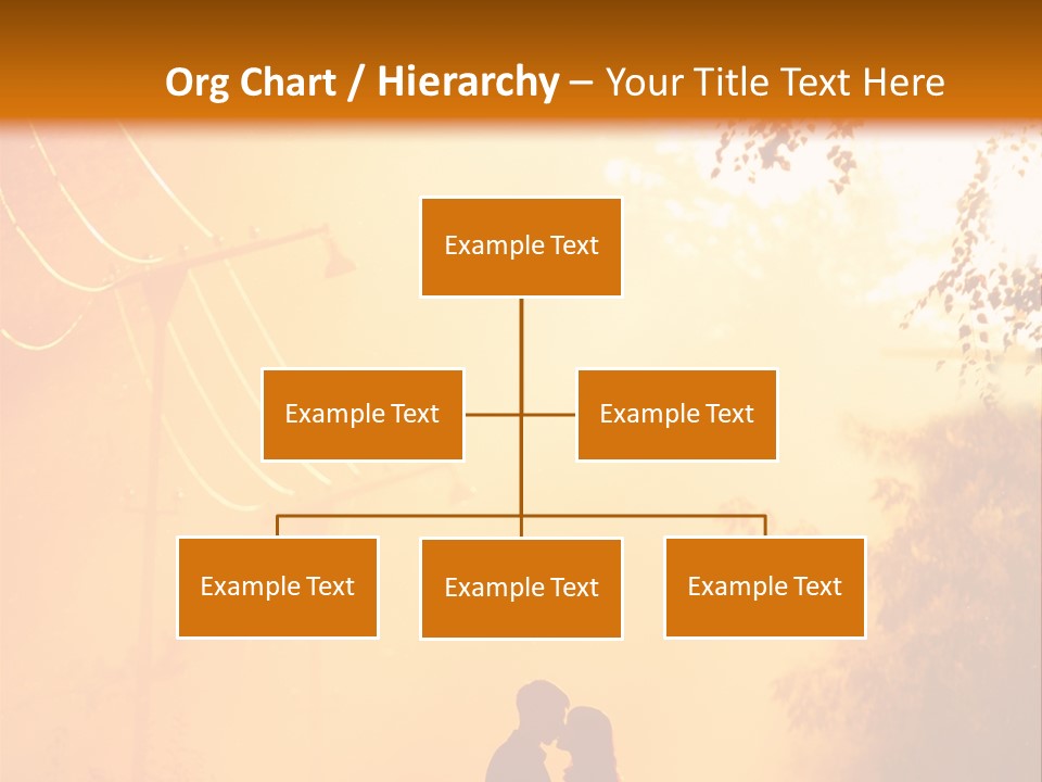 Date Tree Kiss PowerPoint Template
