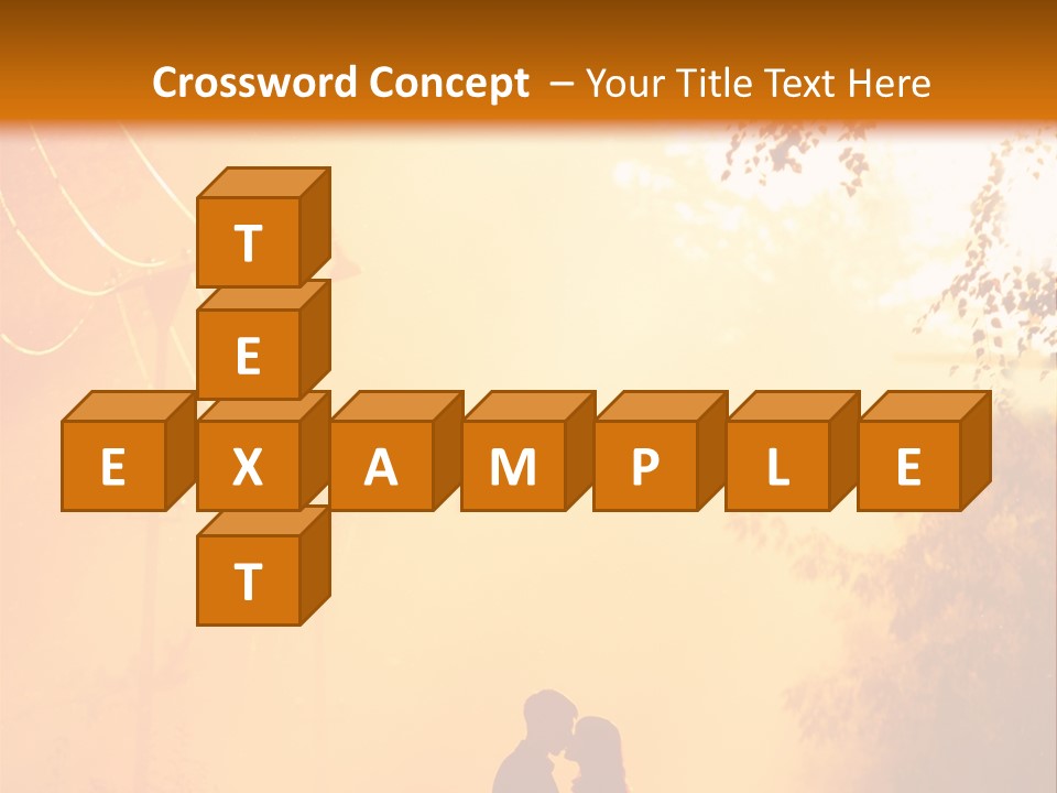 Date Tree Kiss PowerPoint Template