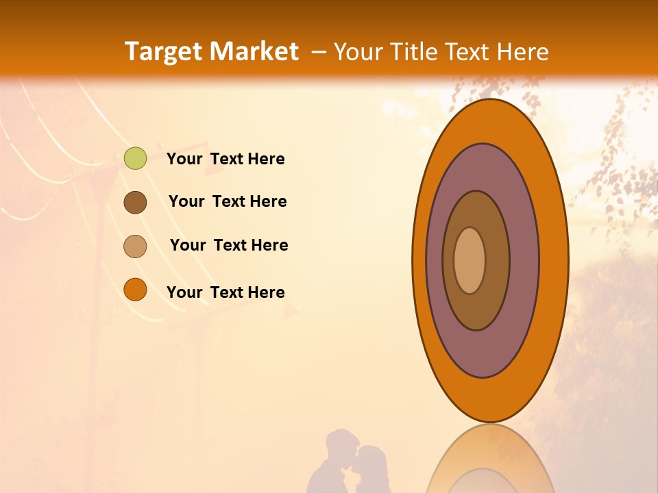 Date Tree Kiss PowerPoint Template