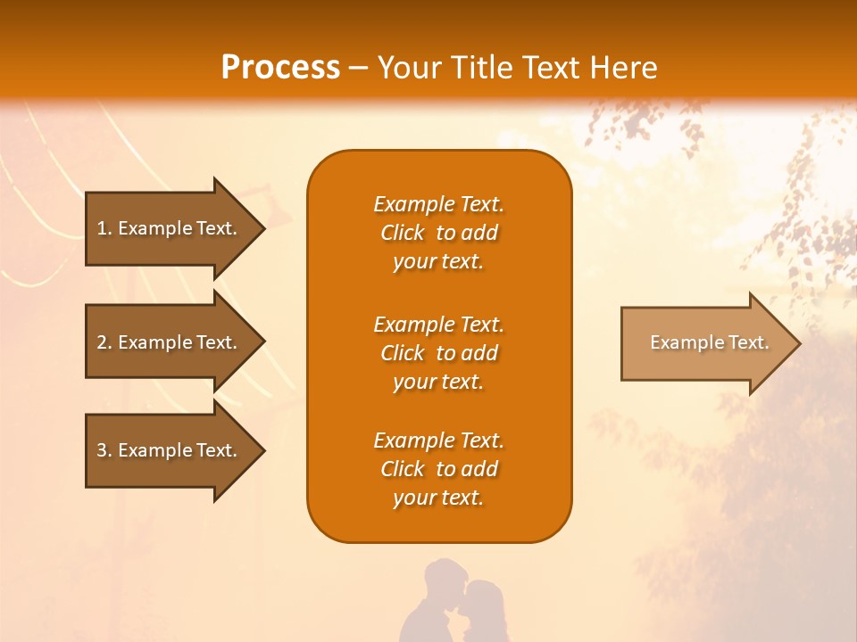 Date Tree Kiss PowerPoint Template