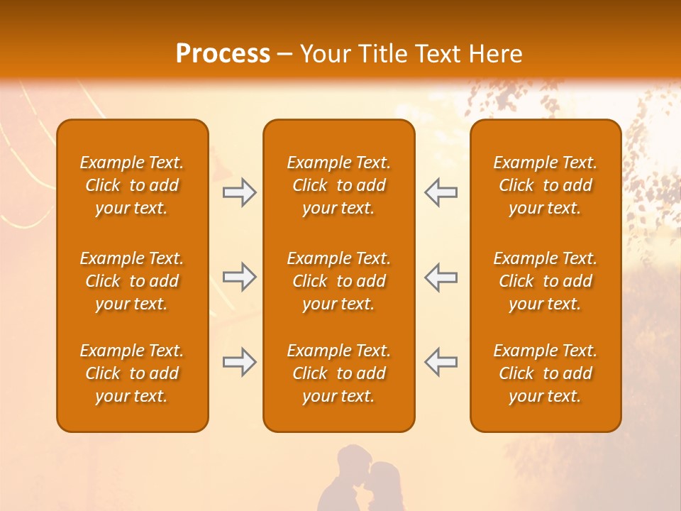 Date Tree Kiss PowerPoint Template