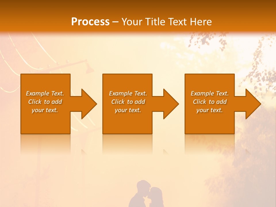 Date Tree Kiss PowerPoint Template