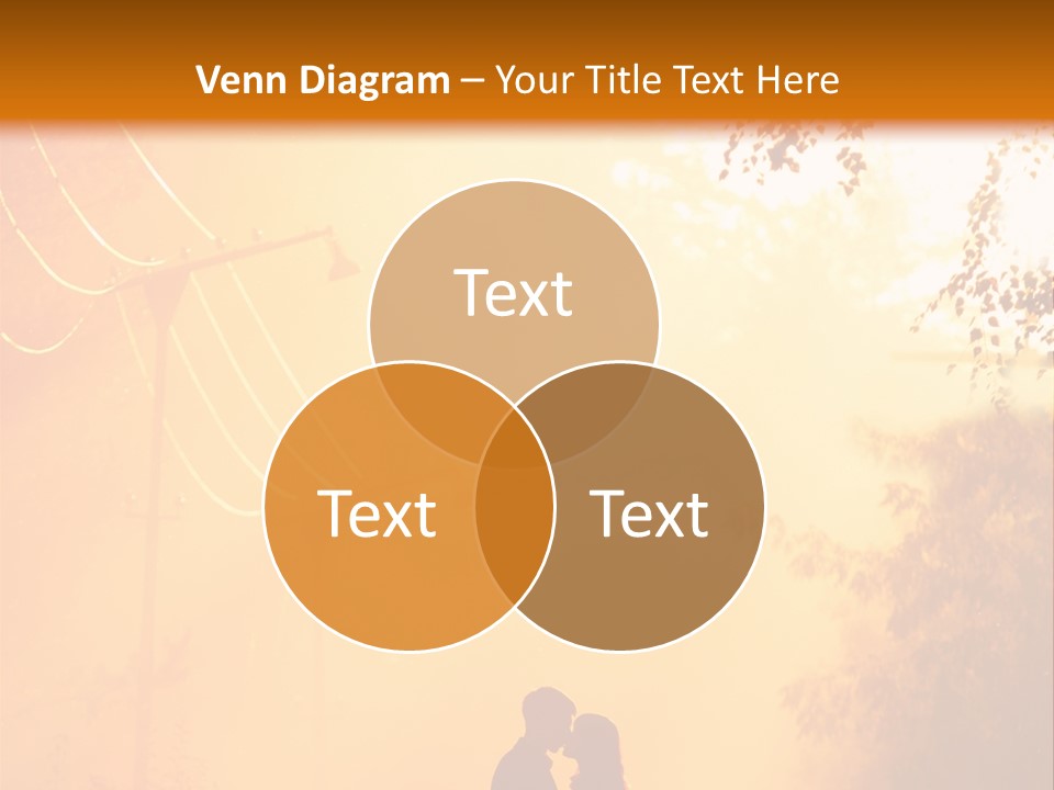 Date Tree Kiss PowerPoint Template