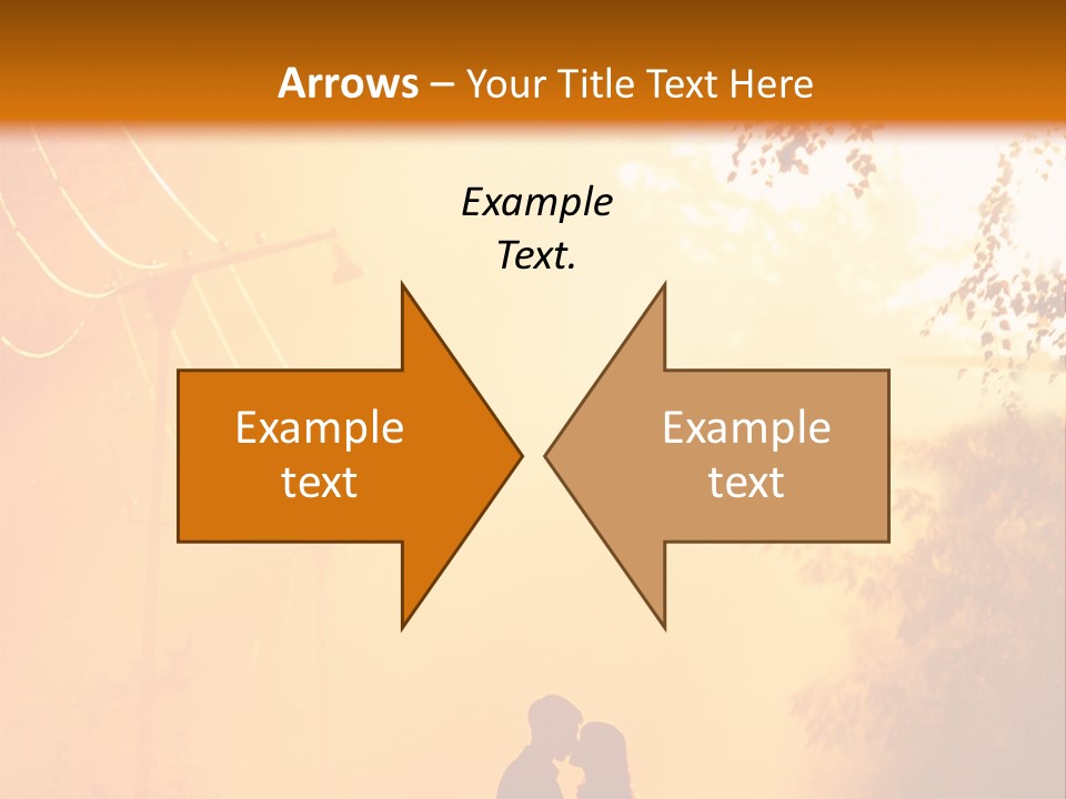 Date Tree Kiss PowerPoint Template