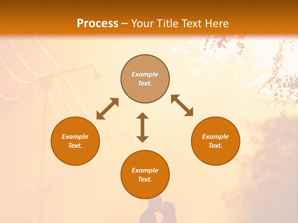 Date Tree Kiss PowerPoint Template