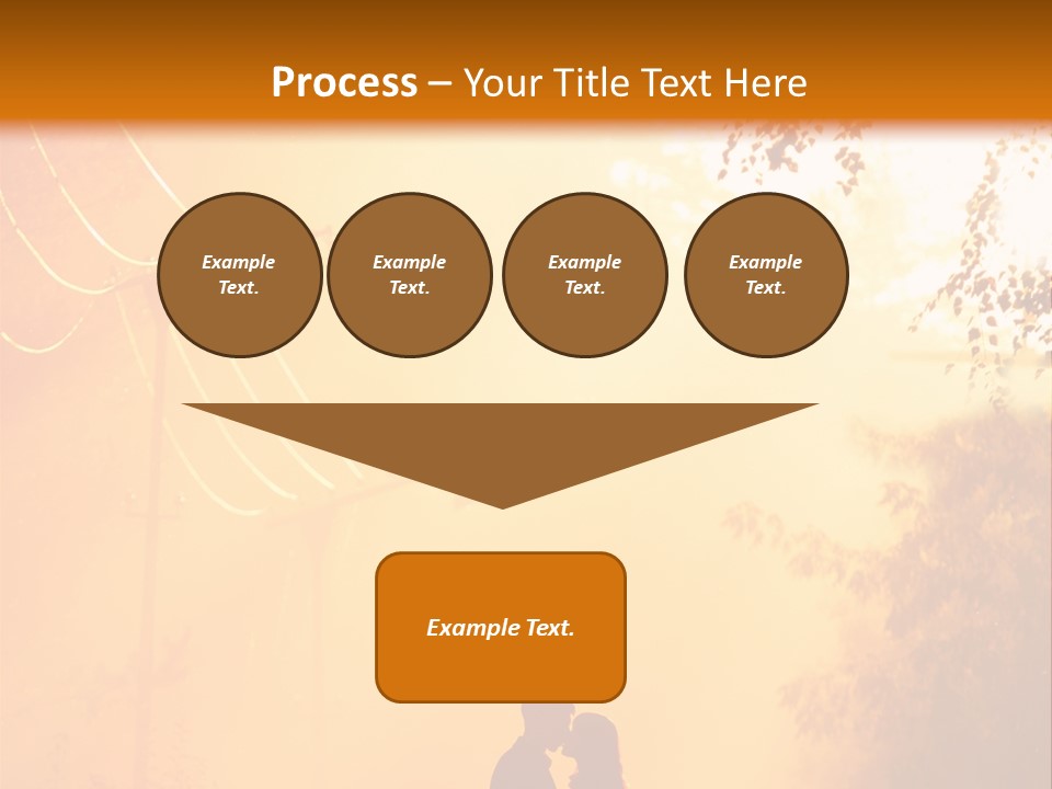 Date Tree Kiss PowerPoint Template