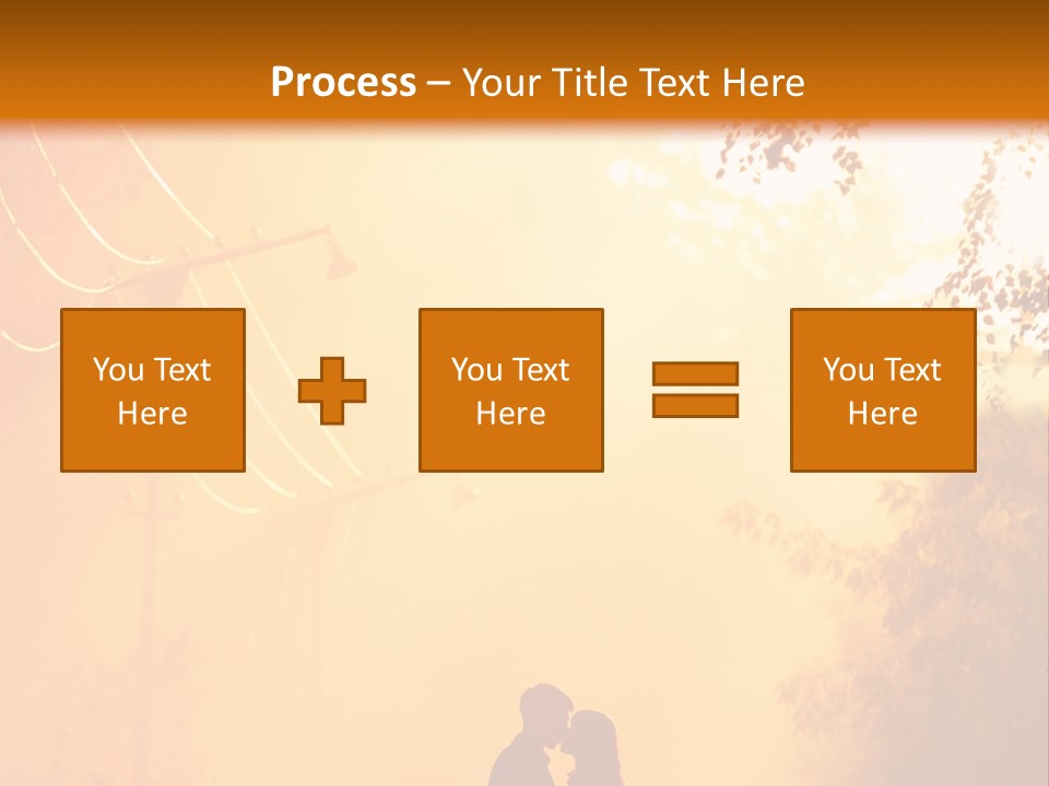 Date Tree Kiss PowerPoint Template