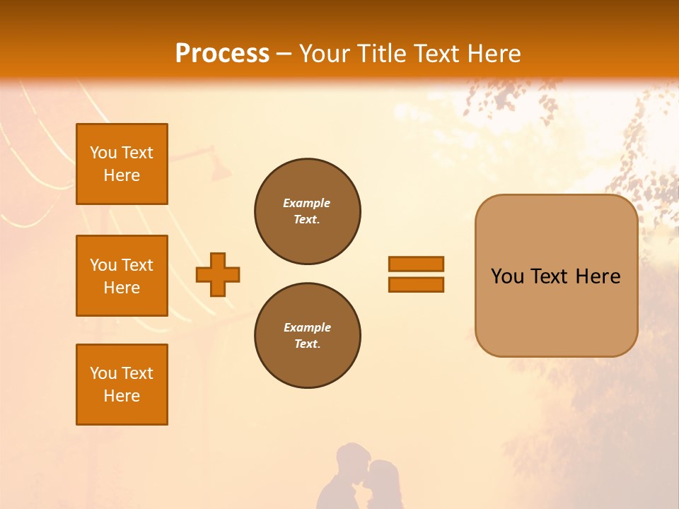 Date Tree Kiss PowerPoint Template