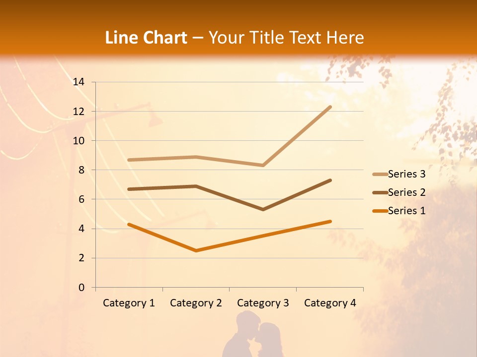 Date Tree Kiss PowerPoint Template