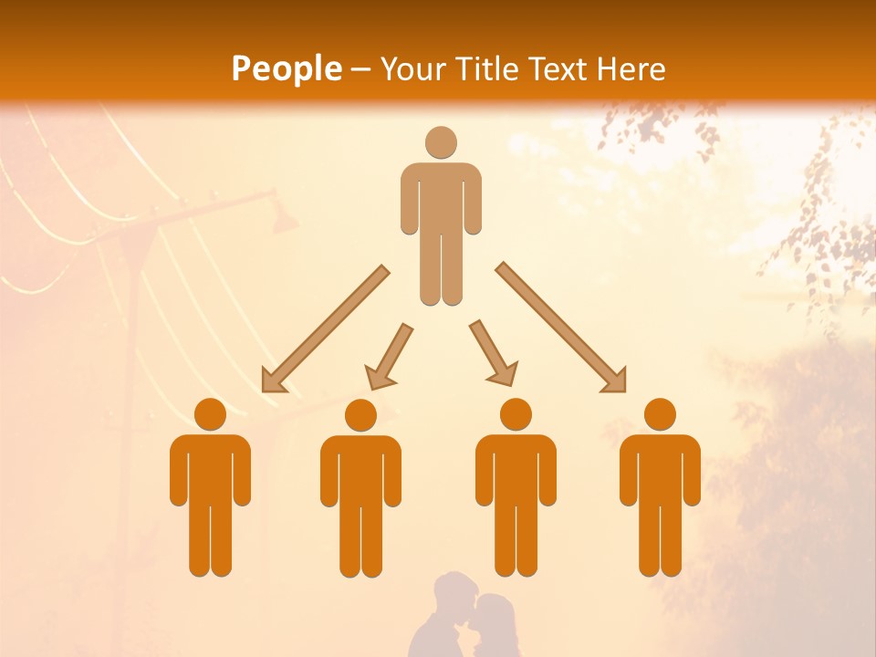 Date Tree Kiss PowerPoint Template