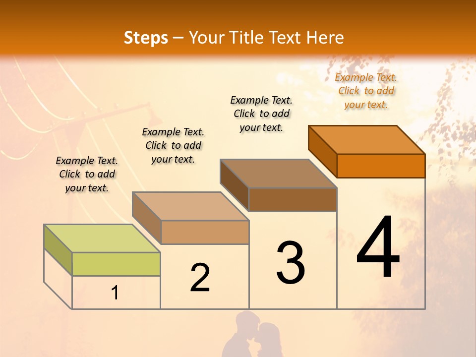 Date Tree Kiss PowerPoint Template