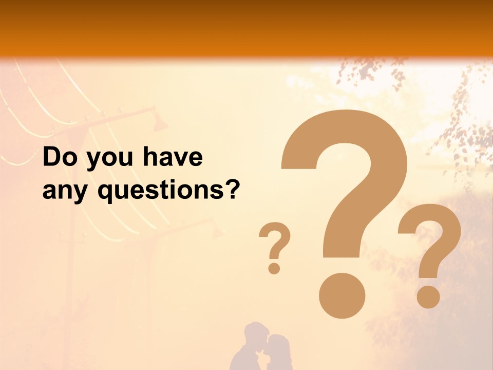 Date Tree Kiss PowerPoint Template