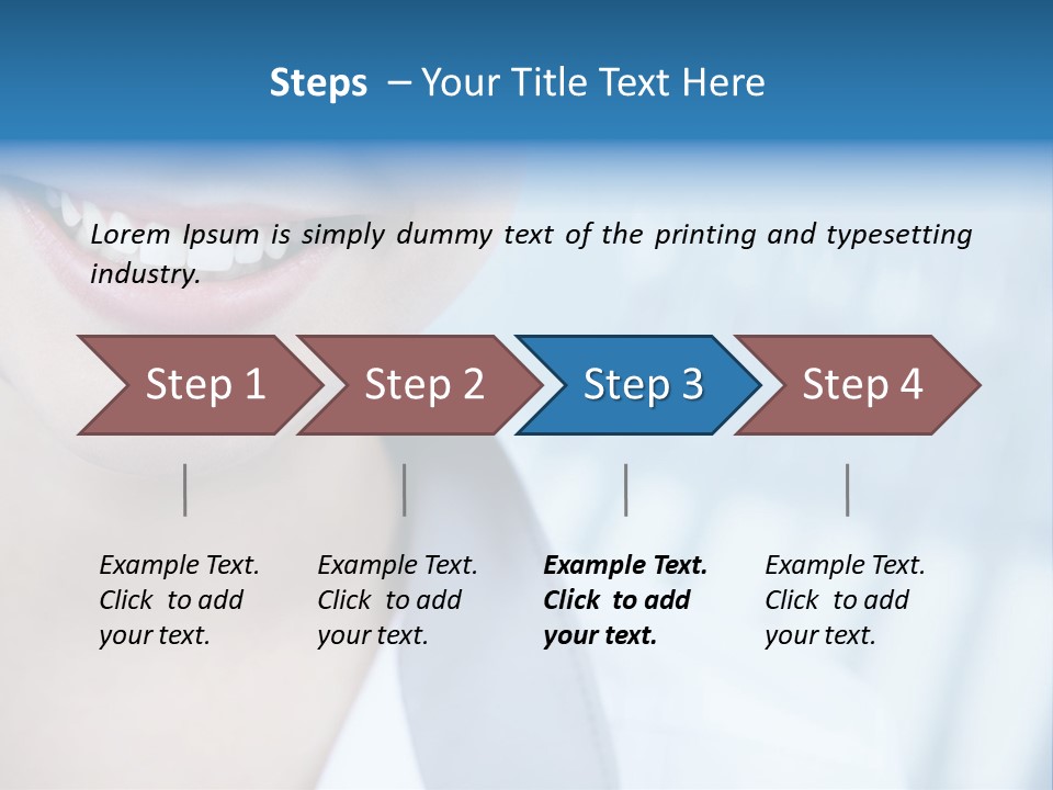 Beautiful Young Happiness PowerPoint Template