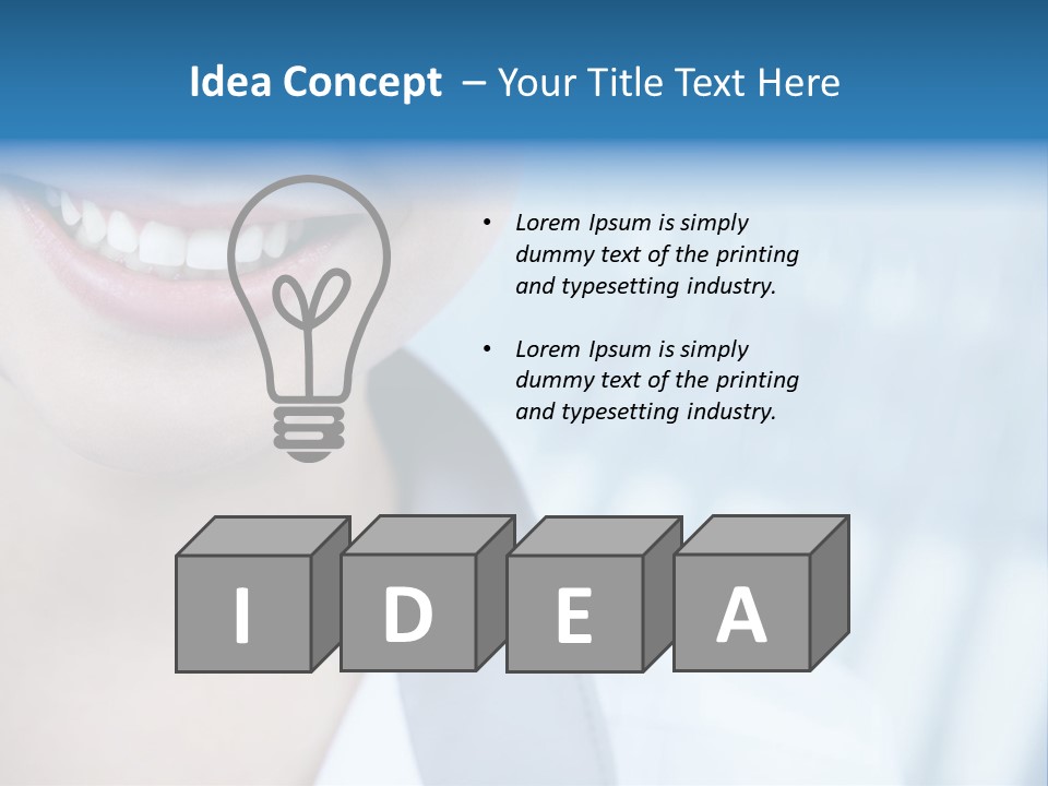 Beautiful Young Happiness PowerPoint Template