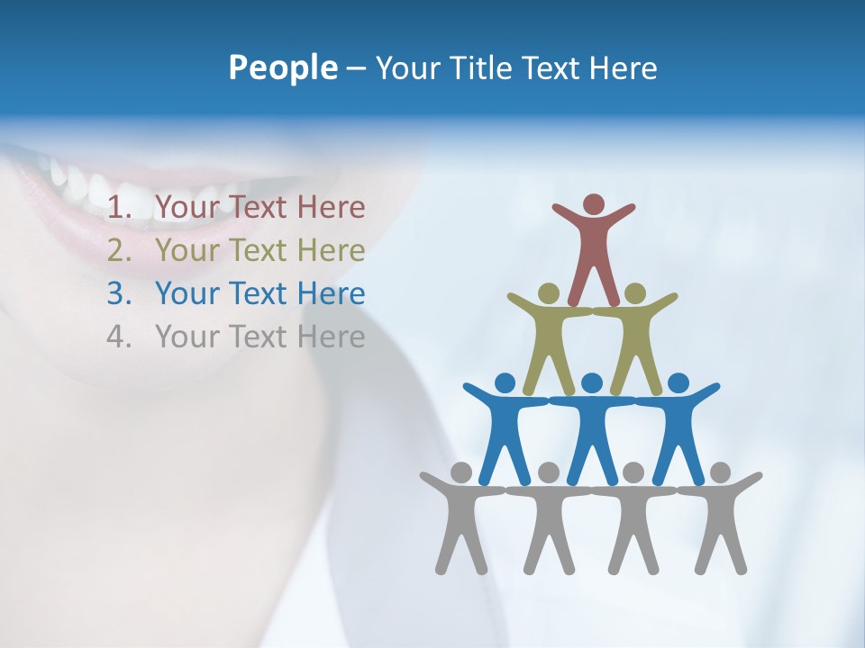 Beautiful Young Happiness PowerPoint Template