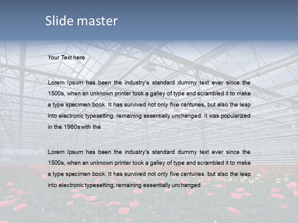 Modern Farm Growing PowerPoint Template