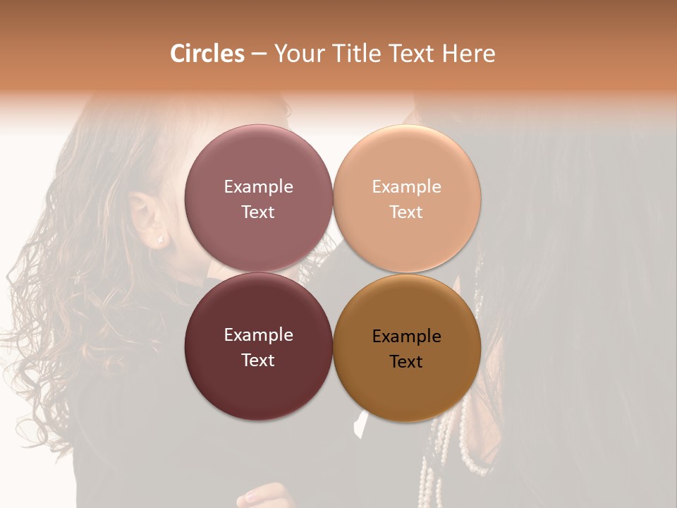 Female Toddler Parent PowerPoint Template