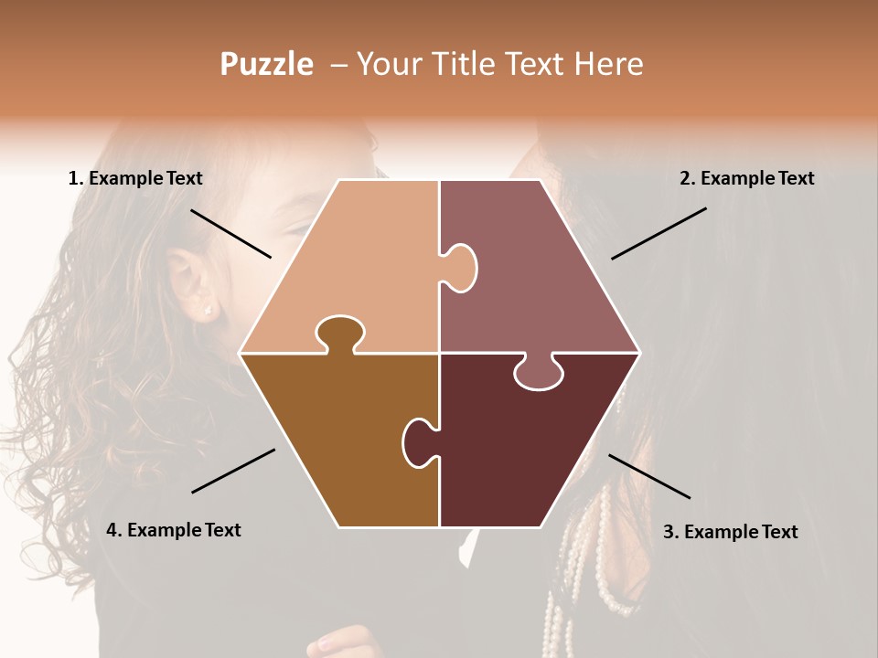 Female Toddler Parent PowerPoint Template