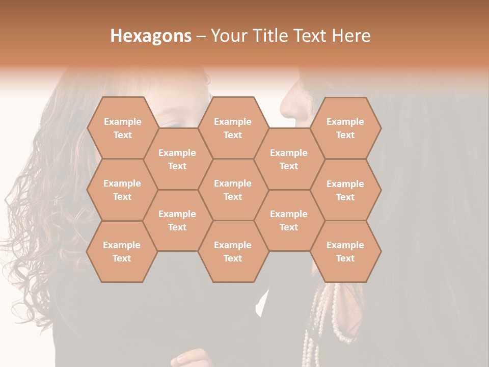 Female Toddler Parent PowerPoint Template