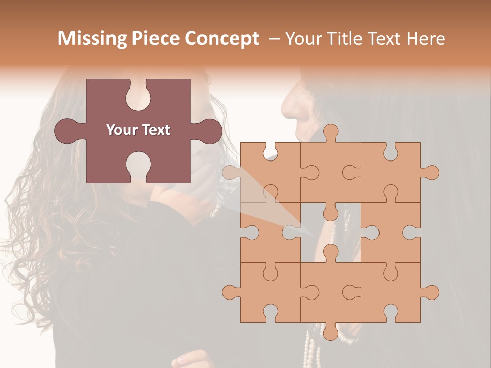 Female Toddler Parent PowerPoint Template