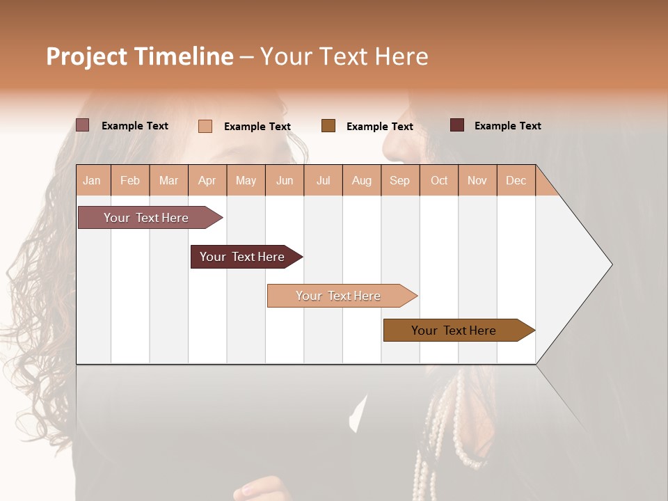 Female Toddler Parent PowerPoint Template