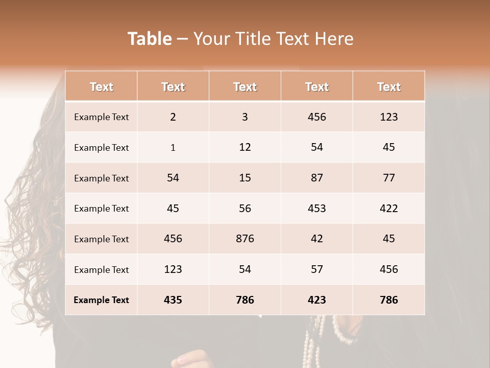 Female Toddler Parent PowerPoint Template