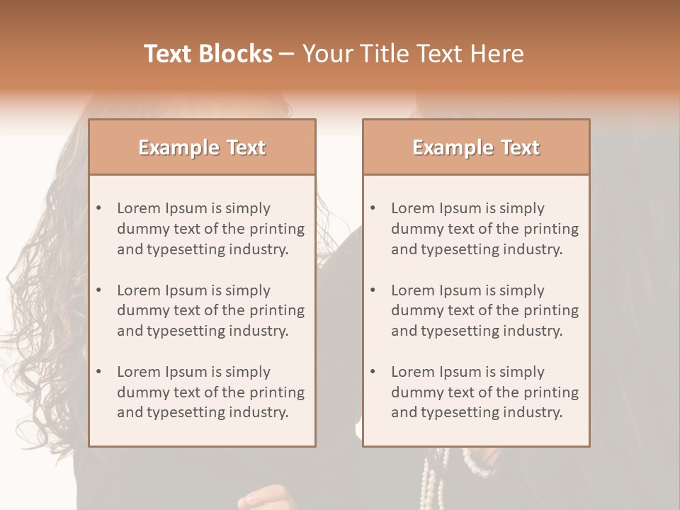 Female Toddler Parent PowerPoint Template