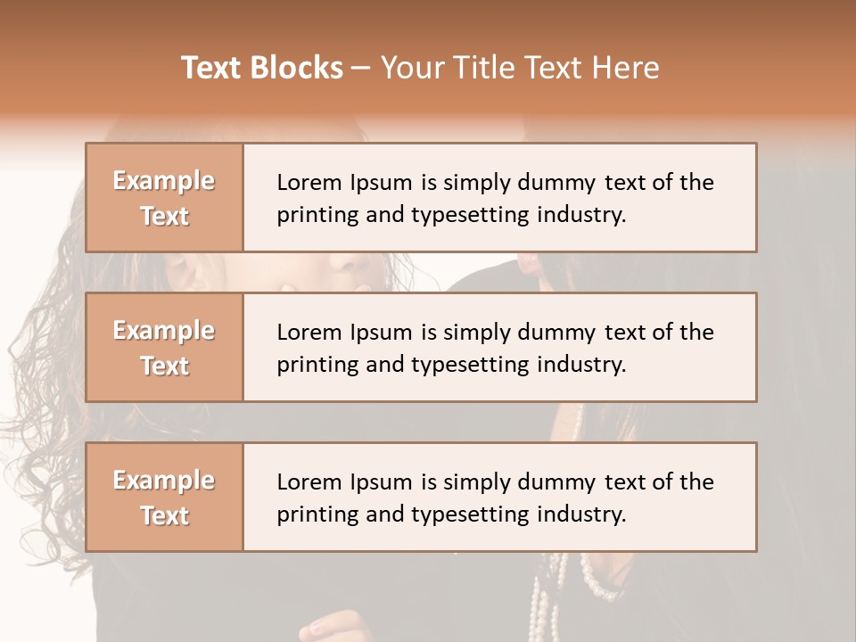 Female Toddler Parent PowerPoint Template