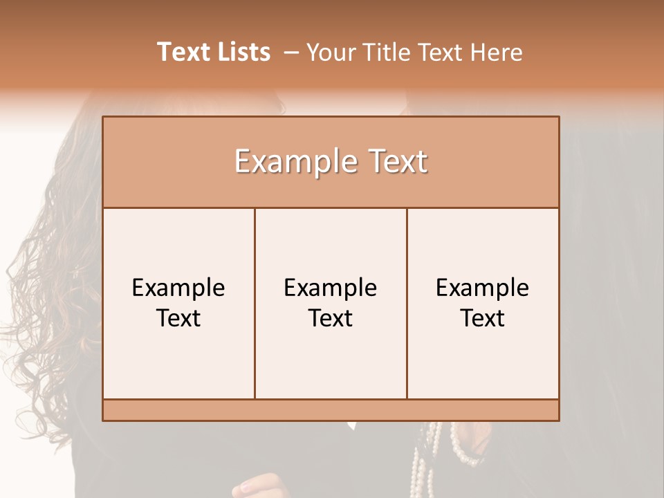 Female Toddler Parent PowerPoint Template
