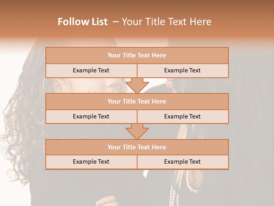 Female Toddler Parent PowerPoint Template
