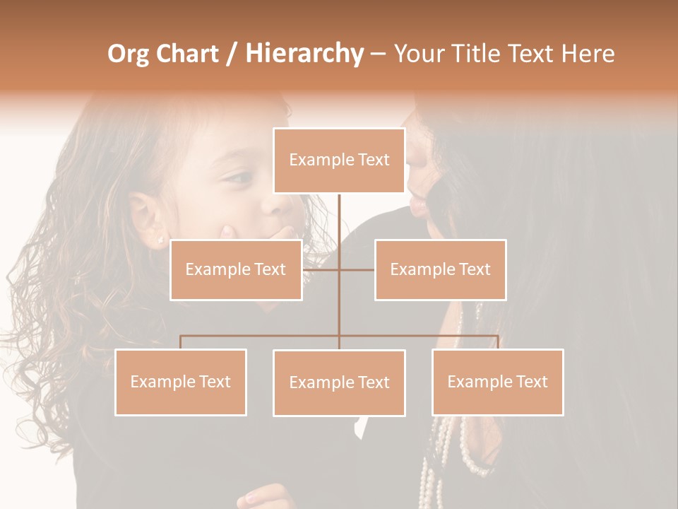 Female Toddler Parent PowerPoint Template