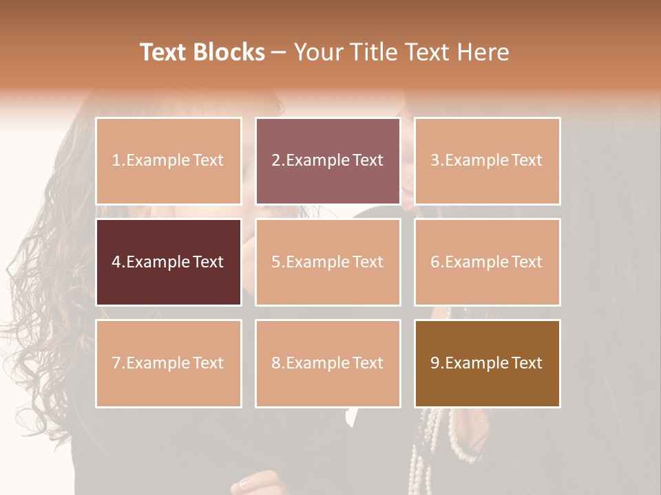 Female Toddler Parent PowerPoint Template