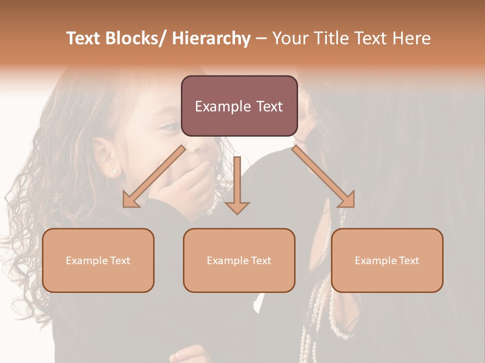 Female Toddler Parent PowerPoint Template